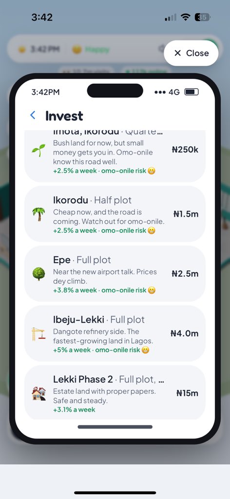 wisewordonly's tweet photo. Old price                         New price 

I pity who no invest early 

#lagoslife https://t.co/4vCoFoG3IY