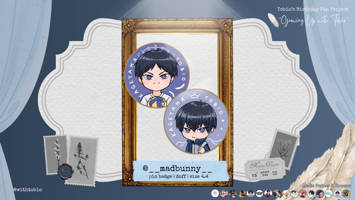 withtobio's tweet photo. Two eras of our favorite setter.
Introducing our pin badge set! The first pin features Tobio in his Schweiden Adlers jersey, holding the volleyball firmly in both hands with a calm, self assured smirk. The second takes us back to his junior high years, carrying his school bag with that classic stubborn pout. Two milestones of his path, designed to be pinned together.

Art by @__madbunny__ 

#GrowingUpWithTobio
