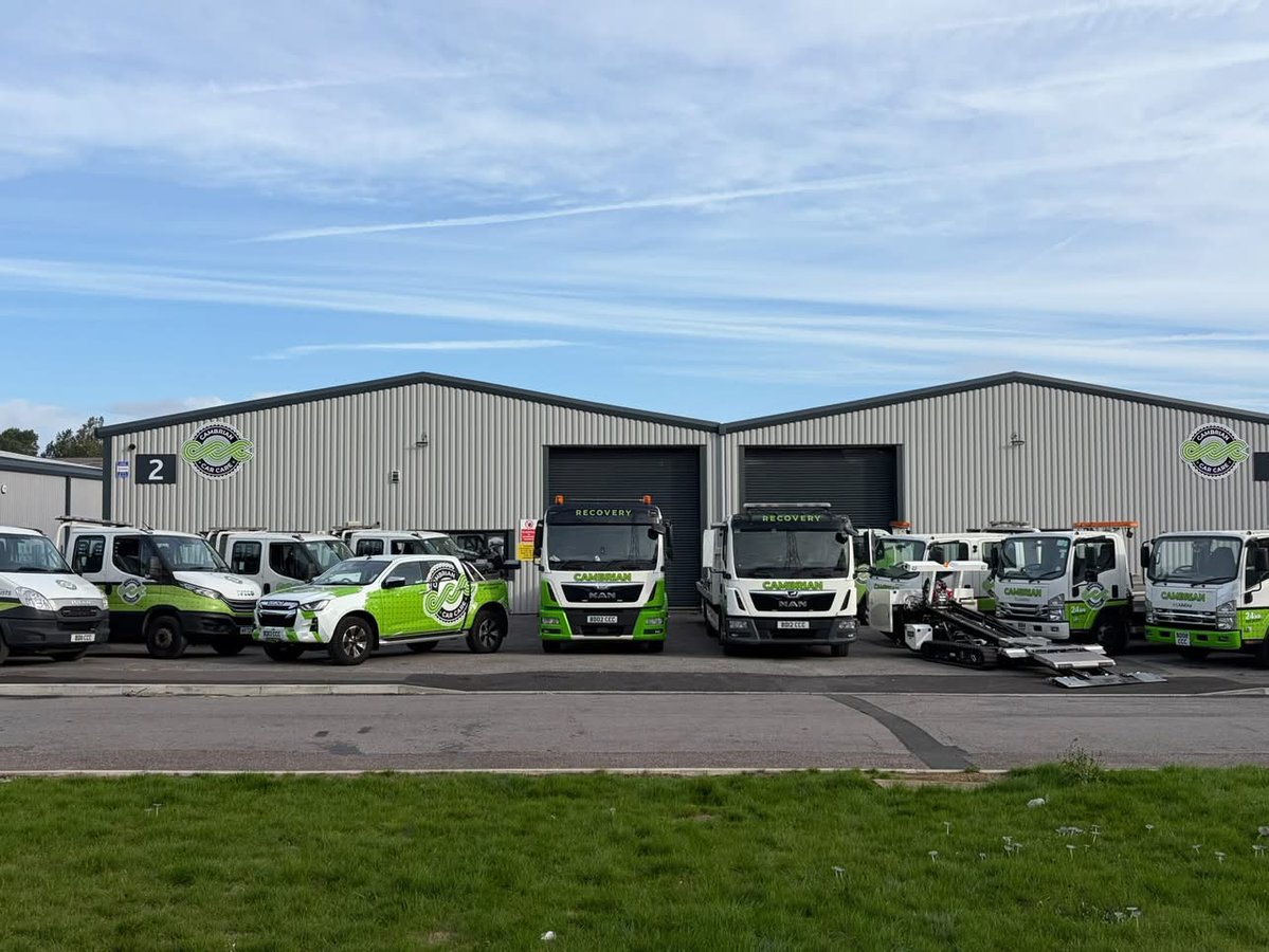 EliteSigns's tweet photo. Would someone recognise your fleet without reading the name? 

Cambrian’s vehicles + premises all carry one clear identity. 

#standoutwinbig https://t.co/9I4Y4Ru2Ej
