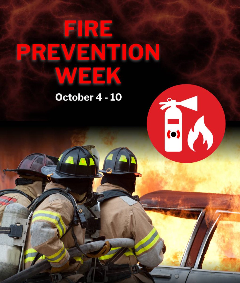BELFORGroup's tweet photo. This Fire Prevention Week, taking simple proactive steps can make all the difference in protecting your home, business, and loved ones. Small actions, like regularly testing smoke alarms, keeping fire extinguishers accessible, clearing potential hazards, and practicing a clear escape plan, are your first line of defense against devastating fires. 

While the unexpected can still happen, preparation empowers you to act quickly and minimize risk. At BELFOR, we’re dedicated to helping our communities stay safe, prepared, and resilient every day of the year.

#FirePrevention #FireSafety #PropertyRestoration #BeProactive