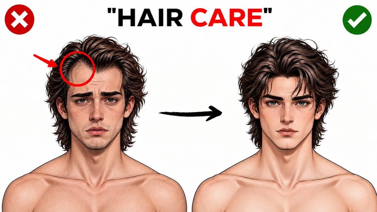 FitnessDadx's tweet photo. SIMPLE HABITS THAT STOP HAIR LOSS AND REBUILD THICK HAIR

Stepping out of the shower and seeing 10 to 15 loose strands in your hand as your hair thins out?

1. Boost blood flow to your scalp https://t.co/Z5L4FID3H7