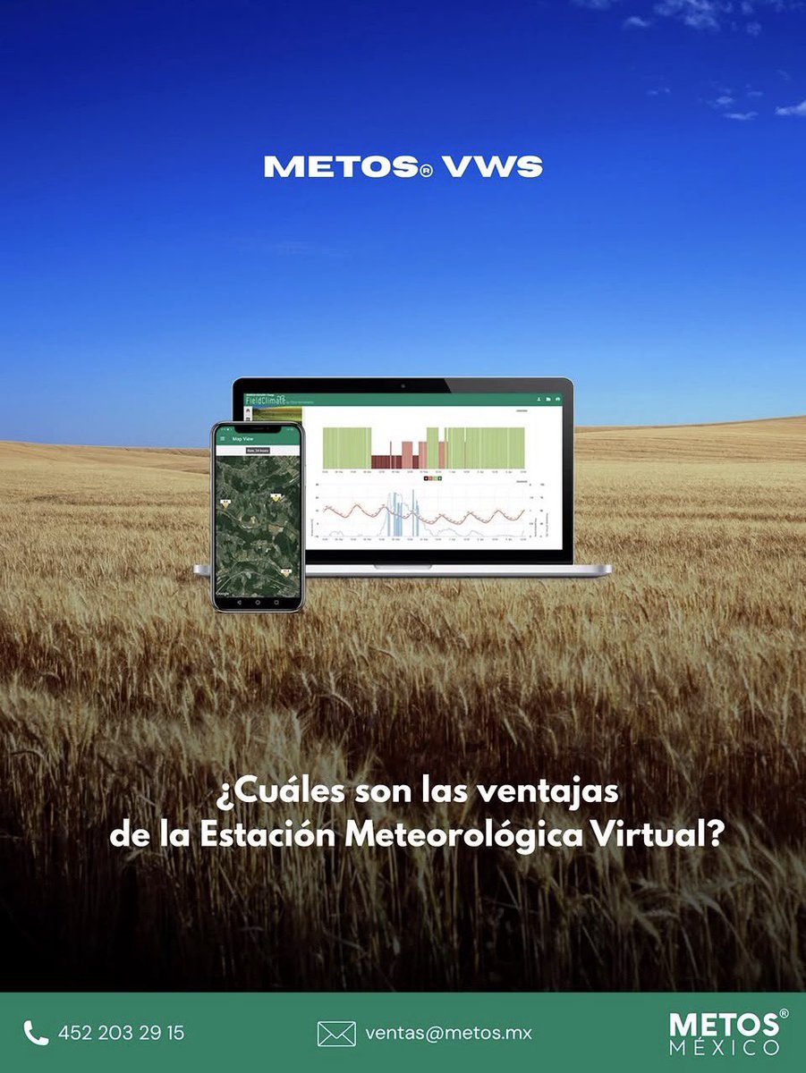Metos_mx's tweet photo. Con METOS® VWS obtendrá todo lo necesario para un proceso de cultivo impecable

📲 Contacto: 452 203 29 15
📧 Correo: ventas@metos.mx

#metos #clima #cultivo #agricoltura #méxico #metos5 #agriculturainteligente https://t.co/OkIKP0096o