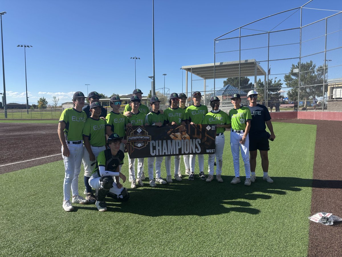 PrepBaseball_CO's tweet photo. 𝑪𝒐𝒍𝒐𝒓𝒂𝒅𝒐 𝑭𝒂𝒍𝒍 𝑪𝒉𝒂𝒎𝒑𝒊𝒐𝒏𝒔𝒉𝒊𝒑𝒔

Upperclass Champions: Team Colorado

Underclass Champions: Elite Bartos

@coeliteathletic 

#BeSeen #ColoradoBaseball #COFallChamps https://t.co/CcbBtH4skh