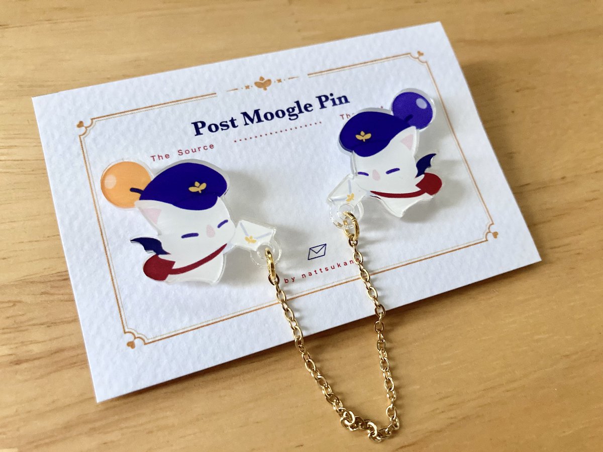 nattsuK_box's tweet photo. Moogle chained pin and foil stamp stickers💌

Stickers can be bought separately. If you buy the pin, you'll get two stickers as well!

Pre-order is open until Sunday. (link below)

#msqsg2026 https://t.co/HZRWKbS5x8