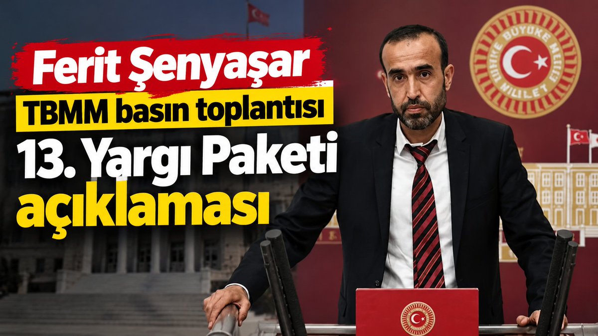 HaberSantral's tweet photo. 📢 "13. Yargı Paketi ertelenmeden Meclis'e gelmeli!"

DEM Parti Milletvekili Ferit Şenyaşar, cezaevlerindeki durum ve yeni yasama yılı için kritik infaz düzenlemesi çağrısında bulundu.

👇 Detaylar haberimizde:

https://t.co/l37AY3f1T0 https://t.co/Npdt5HARW4