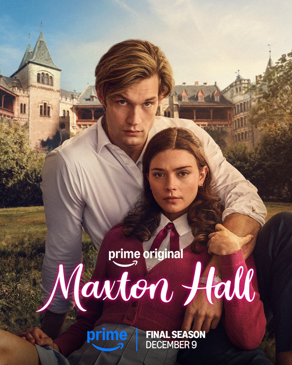 PrimeVideo's tweet photo. One last fight. Side by side. Maxton Hall returns for its final season on December 9. https://t.co/yS11N6MH9P