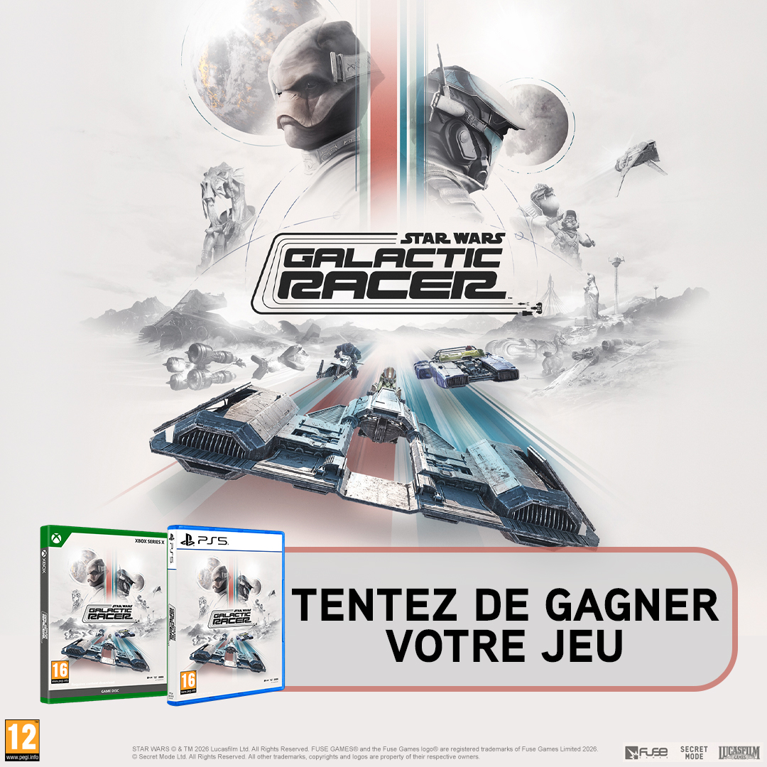 Micromania_Fr's tweet photo. Star Wars Galactic Racer débarquera demain dans tous nos magasins ! On profite de l'occasion pour vous faire gagner votre exemplaire ICI ⤵️

🏁 Like⁣⁣⁣, RT &amp; Follow @Micromania_Fr
🏁 Mentionne en réponse un ami avec #MicromaniaStarWars

Tirage au sort dans 7 jours ! https://t.co/WJ7xoOmr2n