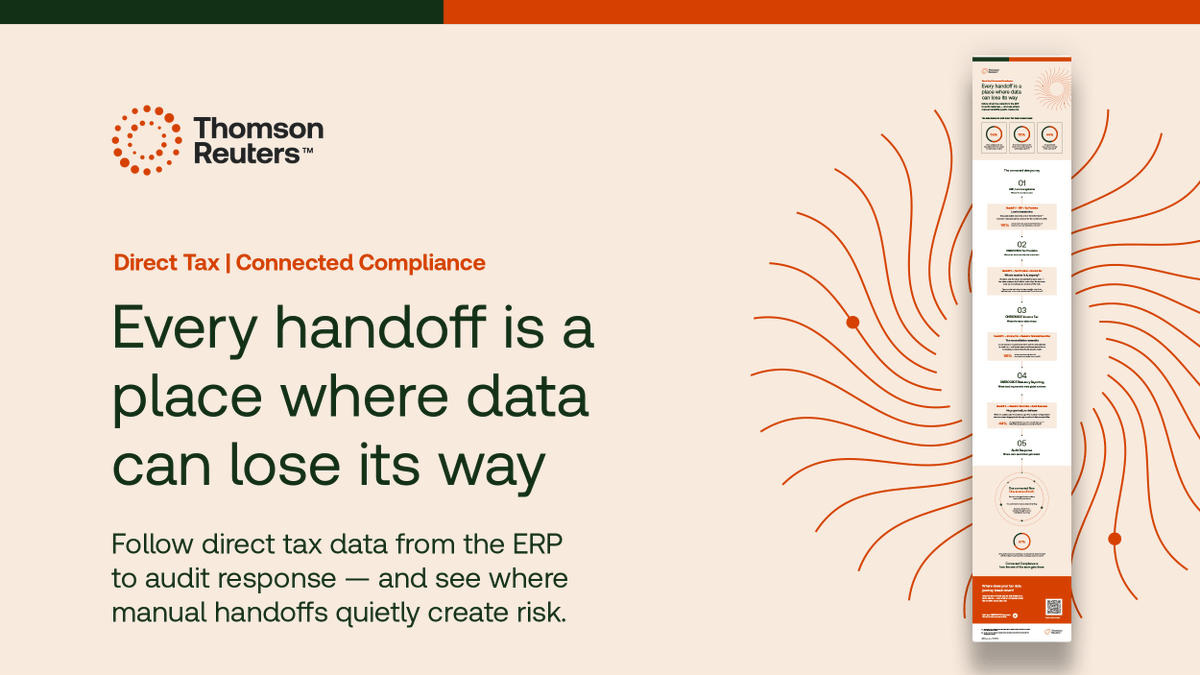 yourONESOURCE's tweet photo. Every time tax data changes hands — ERP to provision to return — something can slip. Manual handoffs quietly create risk teams never see. 

Find where your data breaks down:
https://t.co/sRdEq5HFEF https://t.co/EUxoX0bpG8