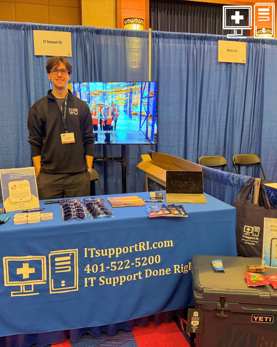 ITSupportRI's tweet photo. Another great year exhibiting at the Connecticut Association of Optometrists Annual Education Conference! 👓

Always great to reconnect with familiar doctors and meet new ones, and Mohegan Sun was a fantastic venue.

#CAO2026 #Optometry https://t.co/ReD2J7StyT
