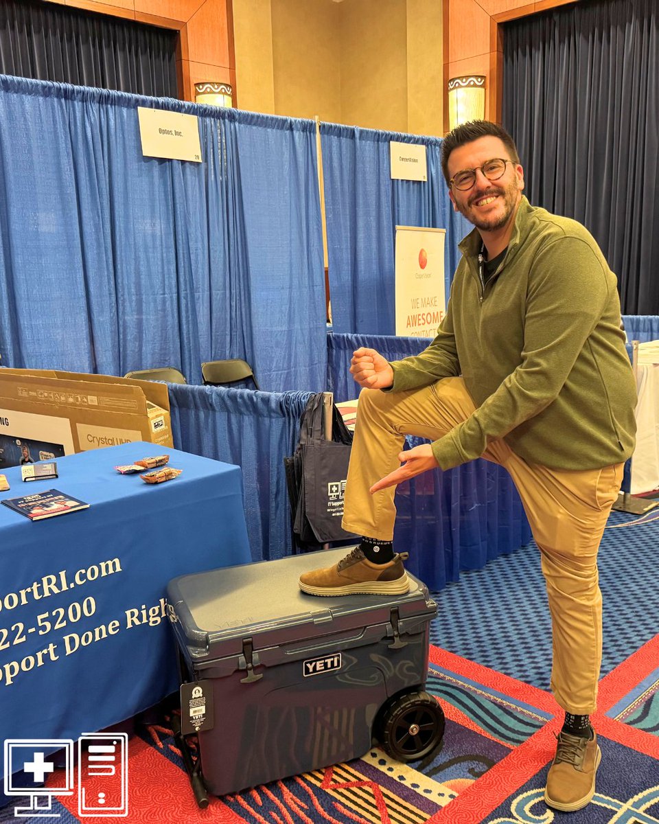 ITSupportRI's tweet photo. Another great year exhibiting at the Connecticut Association of Optometrists Annual Education Conference! 👓

Always great to reconnect with familiar doctors and meet new ones, and Mohegan Sun was a fantastic venue.

#CAO2026 #Optometry https://t.co/ReD2J7StyT