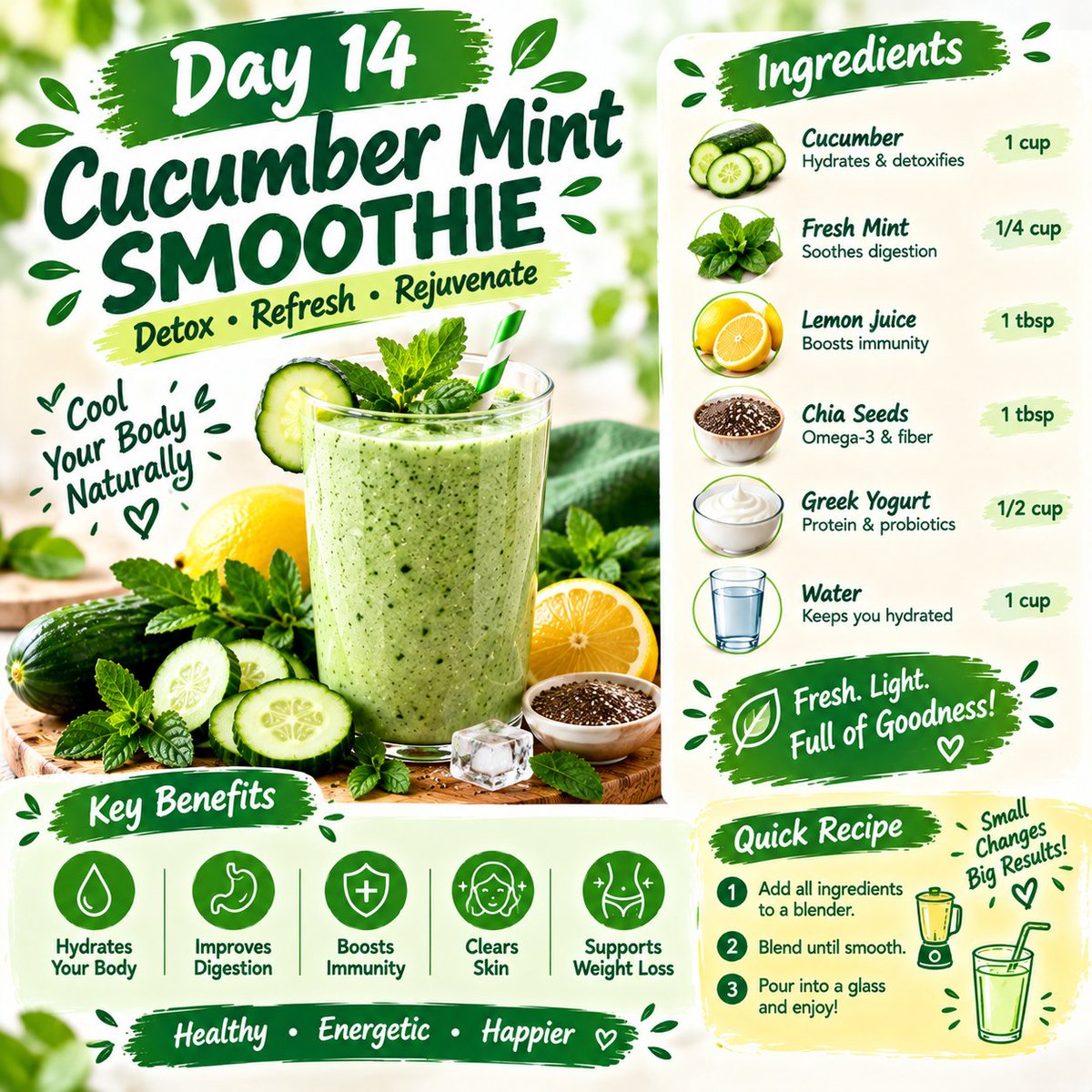 Smoothieday21's tweet photo. Delicious, Easy-To-Make Smoothies For Rapid Weight Loss, Increased Energy, &amp; Incredible Health!
.
21 DAYS
TO A SLIMMER, SEXIER YOU!
.
MORE click link in bio☝️❤️🍏
https://t.co/RpQgE6OmIU
.
#smoothie #juice #fitnesss #gym #healthy #food https://t.co/IuikQg7MeT