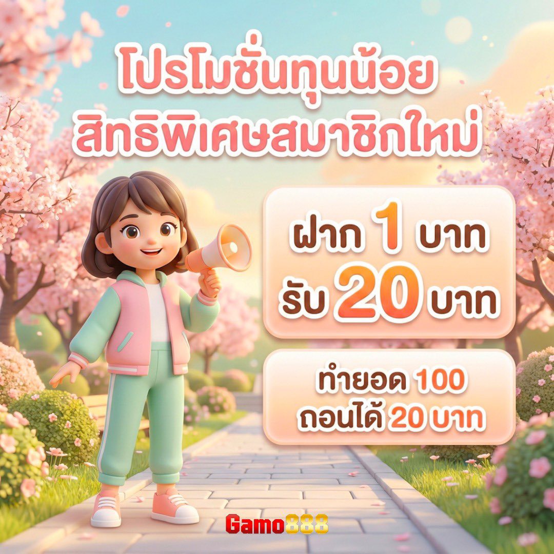 FREESLOT66's tweet photo. 🐯#GAMO888🐯
💥 เว็บตรงแตกง่ายจ่ายชัวร์ 💥

📣โปรทุนน้อยยอ��ฮิต

🎟 ฝาก 1  รับ 20 
🎟 ทำยอดถึง 100 ถอนได้ 20 

🎟 ฝาก 29  รับ  100
🎟 ทำยอดถึง 500 ถอนได้ 100 

📝สมัครคลิ๊ก : https://t.co/jmtAbQc8p4

#โปรสล็อตทุนน้อย #โปรทุนน้อย
#โปรสล็อตยอดฮิต #เว็บใหม่แตกง่าย https://t.co/4KtpFH1iuO