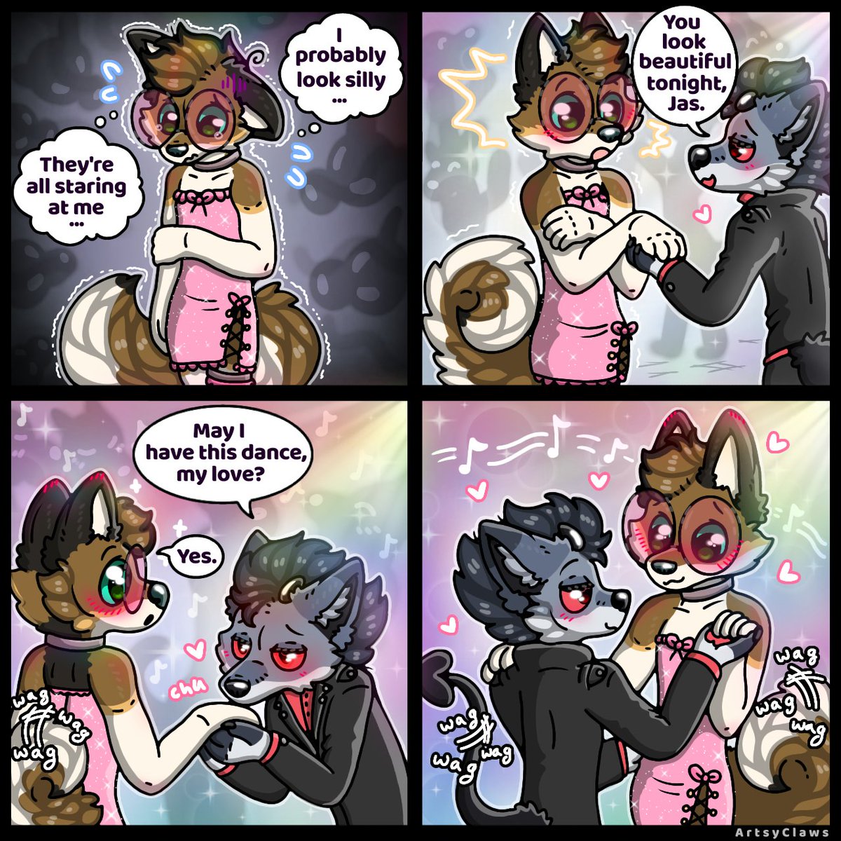 ArtsyClaws's tweet photo. You're beautiful 🐺🦊💙 https://t.co/LLnA3sqY43