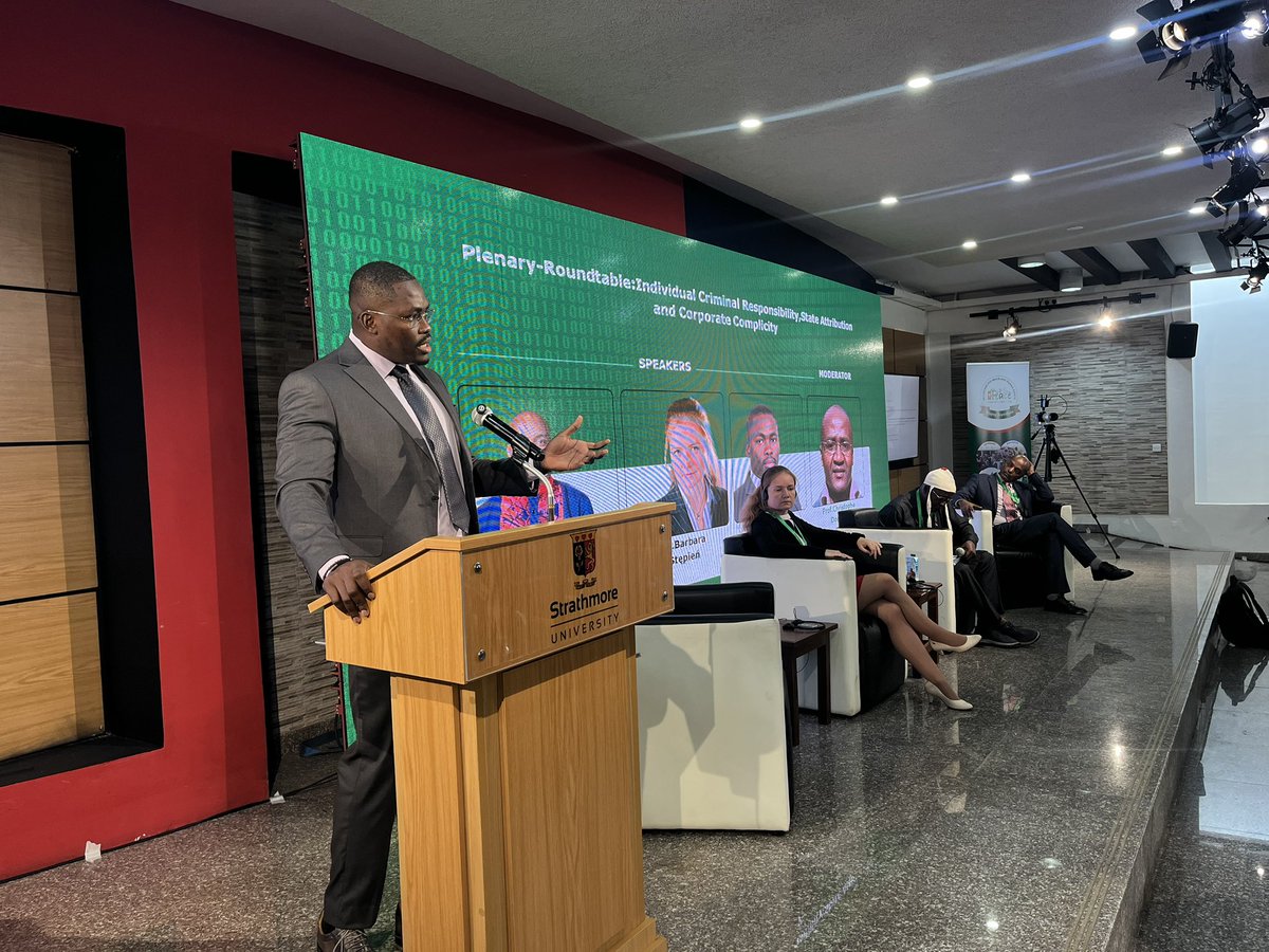 iPeace_GL's tweet photo. #HappeningNow 

Dr. Rimdolmsom Jonathan Kabré explores an African approach to the accountability of technology companies involved in armed conflicts.

#GLRTP2026 #PRFGL2026 #Africa #IHL #TechAccountability https://t.co/4z9XOKtvyX