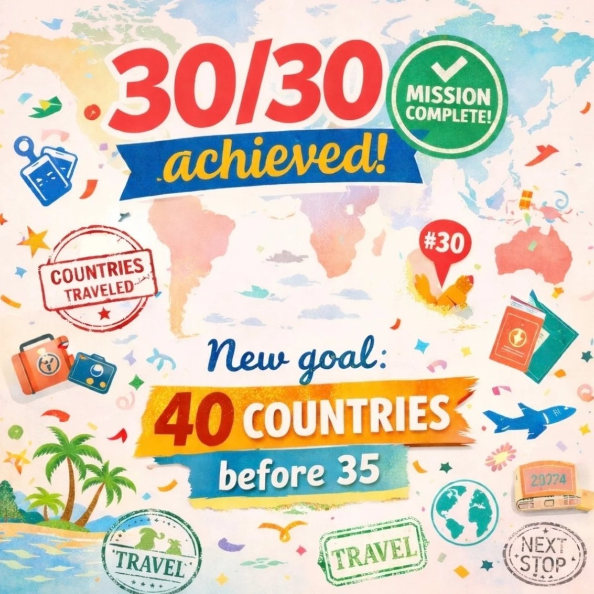 AnaCris01223285's tweet photo. Doel bereikt: 30 landen vóór m’n 30e. Met Maleisië als nummer 30 is het officieel afgevinkt. Bijna 28, dus tijd voor een nieuw doel: 40 landen vóór m’n 35e. Blijkbaar reis ik sneller dan gepland. https://t.co/cAW6RHIXIu