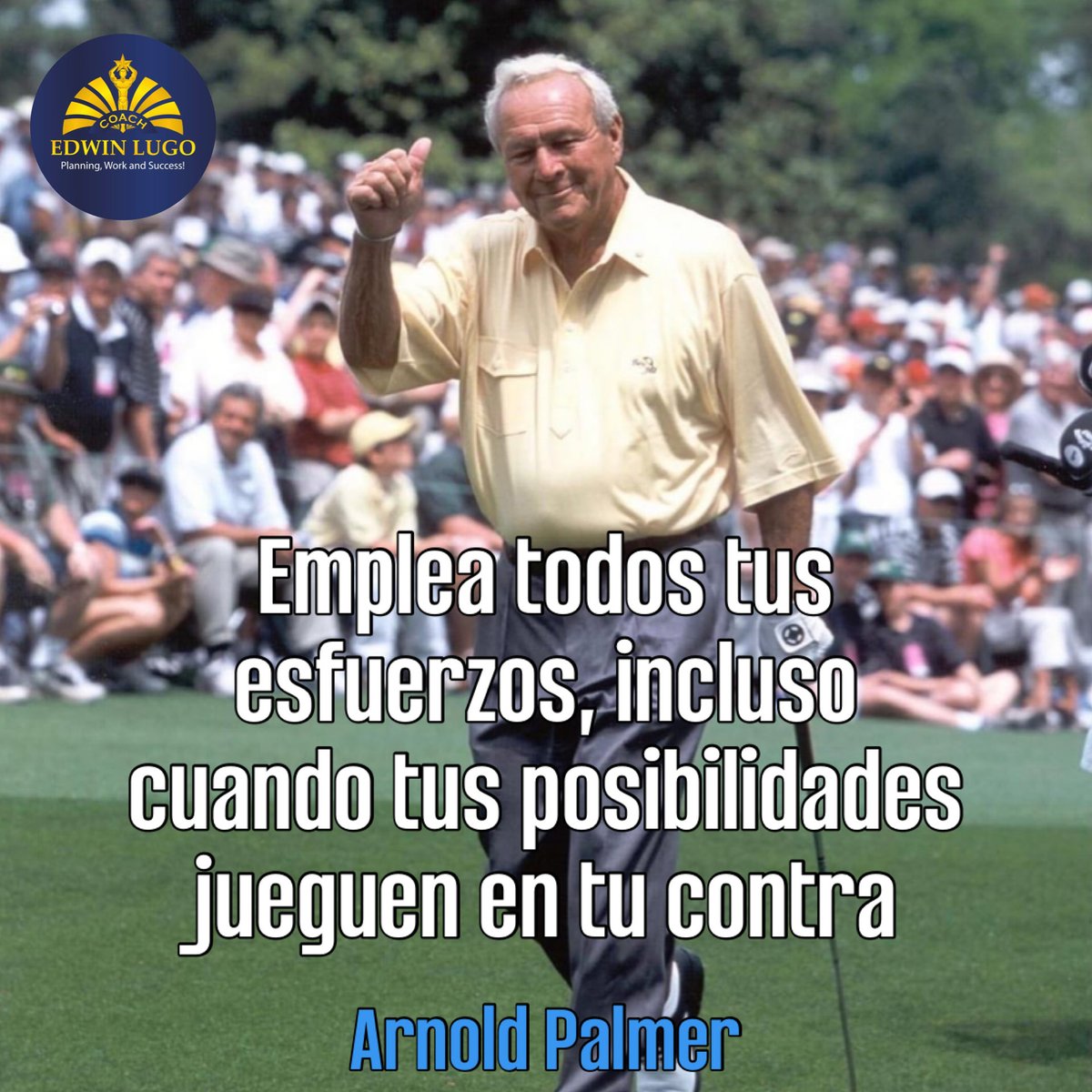 coachedwinlugo's tweet photo. El esfuerzo por dar lo mejor de ti sin importar las circunstancias te harán cada día mejor!!
#coachedwinlugo #esfuerzo #caracter #perseverancia #crecimiento #coaching #neurociencia #deportes #golf #arnoldpalmer #performance #pga #mentalidad #coachmental #deportistas #metas https://t.co/DgTrUjZbkk