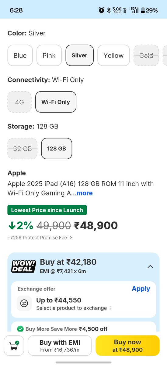 Aman_x76's tweet photo. @shutupnaina Look 8-10 months ago price was 32k something 😂 https://t.co/xW2Ck8k5kR