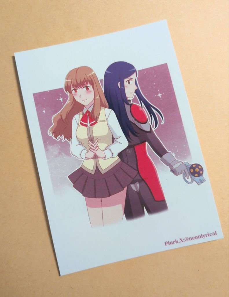 neonlyrical's tweet photo. 【百合Only宣傳】
10/9百翁當天會準備靜夏認親卡和貼紙✨
歡迎大家來領取／交換🤗
#舞hime #靜夏 #静��つ https://t.co/OVEOH6z7W9