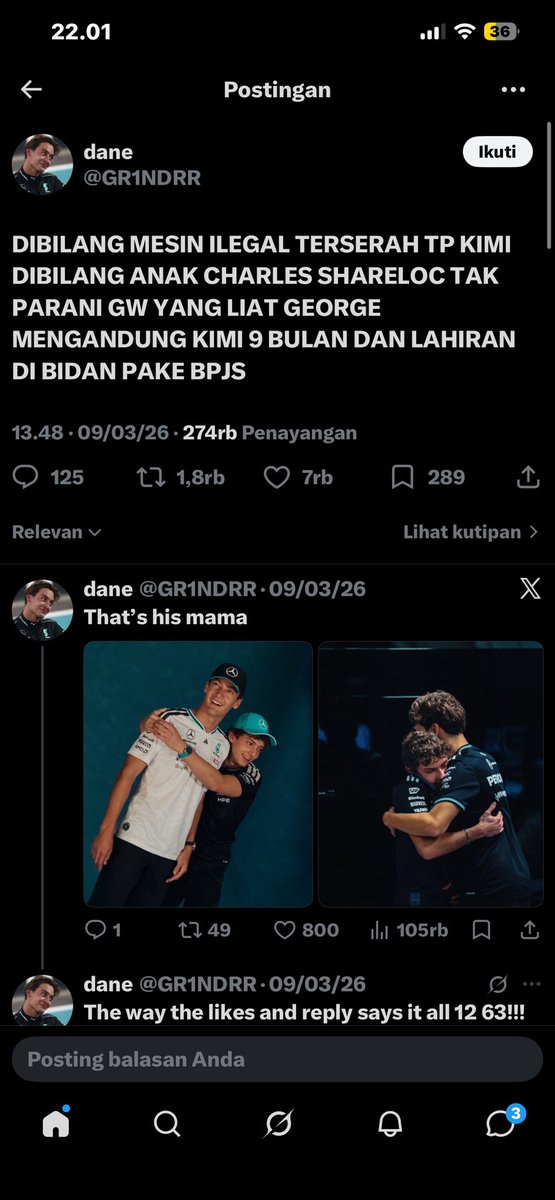 qur1e's tweet photo. @GR1NDRR delete tweet ini sih kata gw 🤣 https://t.co/mIxPpQaUQs