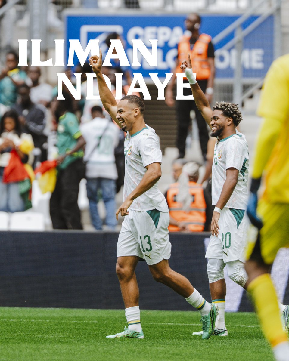 OM_English's tweet photo. Skiliman Ndiaye with a goal for Senegal on his return to @CEPACVelodrome yesterday! 🇸🇳💙 https://t.co/OMVsxo0s8s