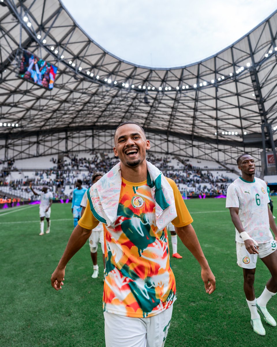 OM_English's tweet photo. Skiliman Ndiaye with a goal for Senegal on his return to @CEPACVelodrome yesterday! 🇸🇳💙 https://t.co/OMVsxo0s8s