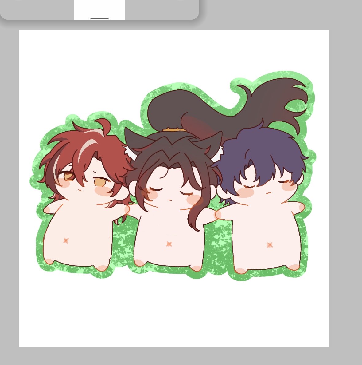 devilsmete's tweet photo. Nanti ad limited freebies/arttrade sefurden yg bordernya kaya lg dirumput https://t.co/cy7tOMh1Xs