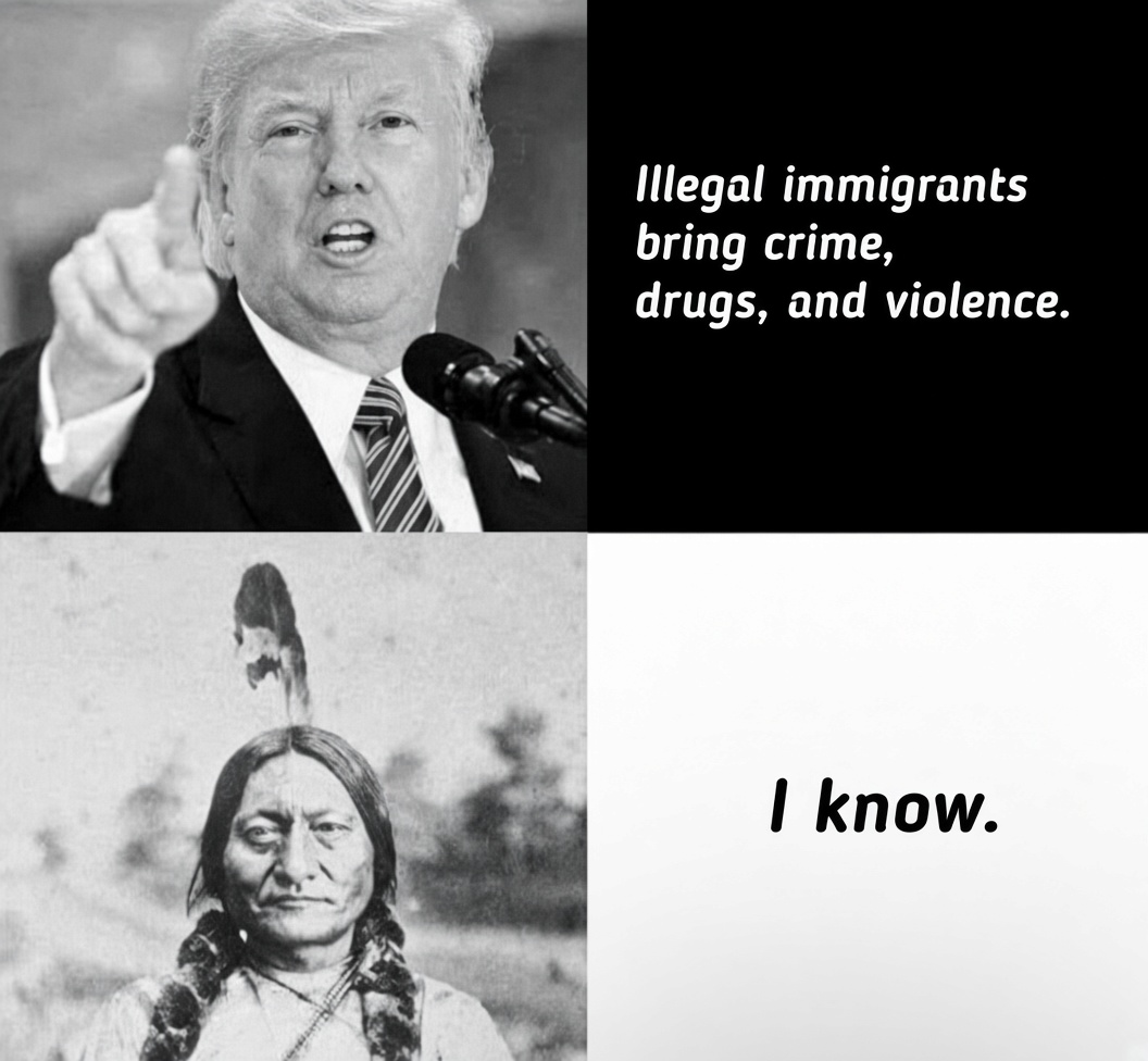 rinalu_'s tweet photo. Illegal means illegal. That sentence used to end the conversation. Now it starts a fight. https://t.co/541MWnxiy9