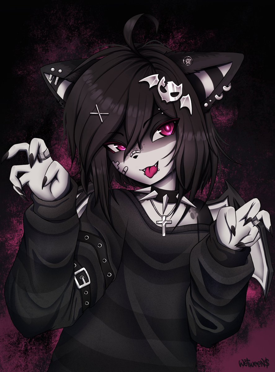 wetweens's tweet photo. art trade w @mypetvampire https://t.co/Nx8GibLYa7