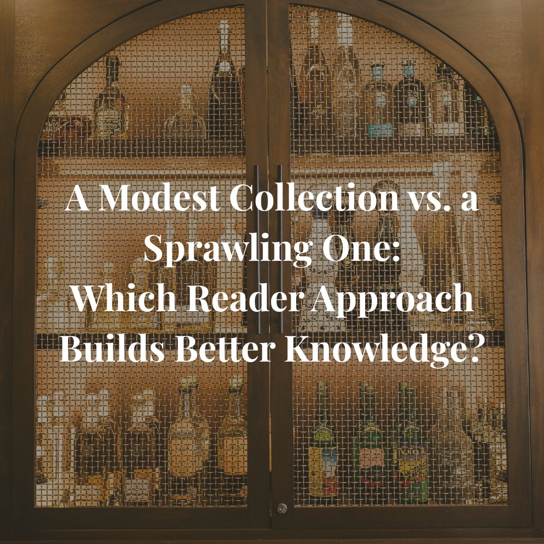WeWoodwards's tweet photo. A Modest Collection vs. a Sprawling One: Which Reader Approach Builds Better Knowledge? https://t.co/UMcAL9oZ5l https://t.co/akI5qjMGsC