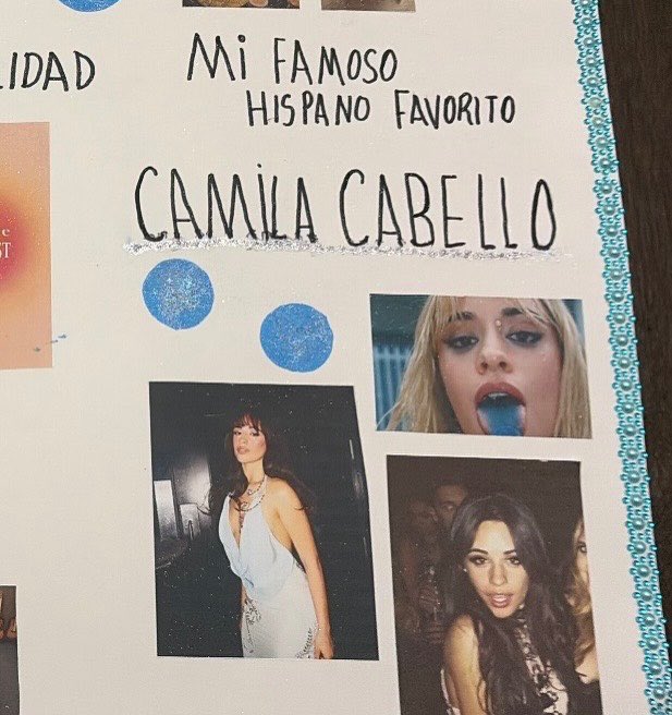 Camila_Cabello's tweet photo. my cousin chose me for her Spanish project so I’m feelin #goated https://t.co/wx2N0imxge