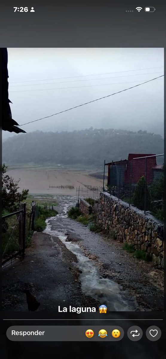 nelvaldez's tweet photo. Como estaba previsto, en la sierra las lluvias han Sido más copiosas y reportan que ya comienza a captar agua la Laguna de Sánchez en Santiago #NuevoLeon https://t.co/53TypUB7ou
