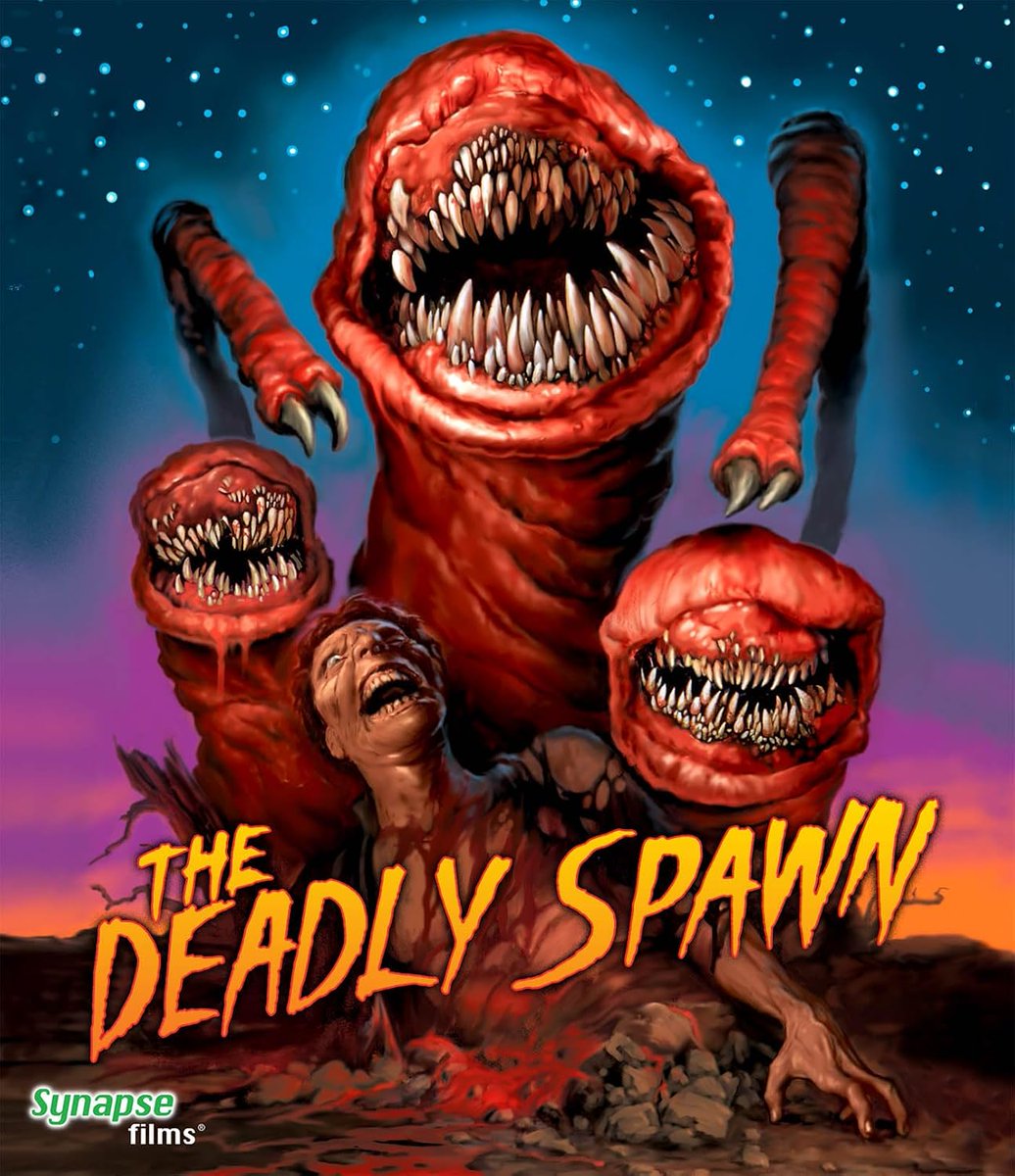 brokehorrorfan's tweet photo. The Deadly Spawn hits standard 4K UHD on November 10 via @synapsefilms: https://t.co/MKGi1Wz3ug https://t.co/PWKHRWKkLf