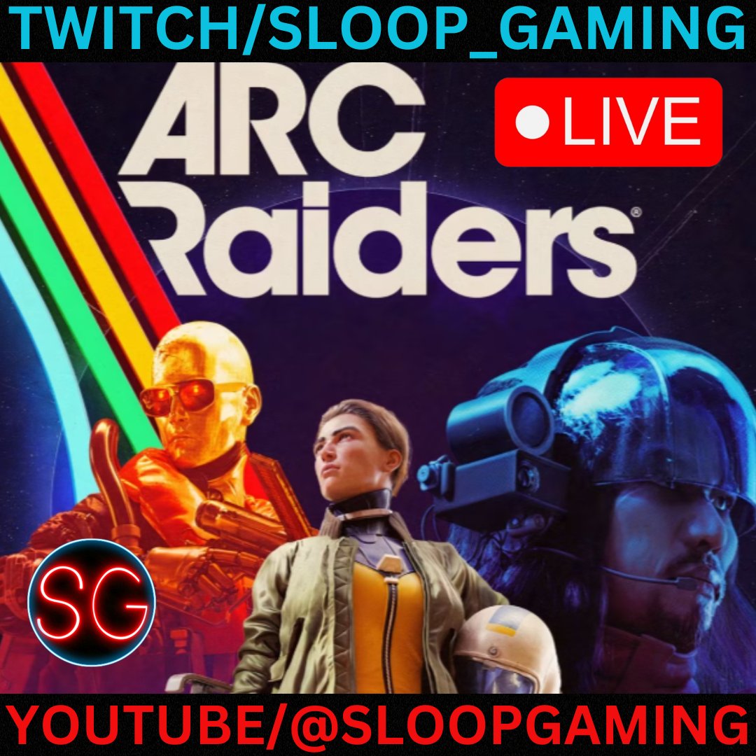 Sloop_Gaming's tweet photo. GOING LIVE🔴ARC Raiders Questing &amp; DLC Hype!

Join us at https://t.co/8j4L0ijwgY
or https://t.co/GgVSQGjGMk 

#arcraiders #sloopgaming #gaming https://t.co/8DMqWlQFy2