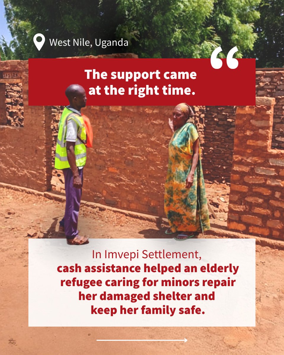 DRC_ngo's tweet photo. Through UHF-funded cash assistance interventions in West Nile, Uganda, DRC is providing direct financial support to help families repair their homes, restoring safety, dignity, and hope while reducing protection risks.

(@OCHAFunds)
(@UNOCHA)
(@UNOCHA_ROSEA) https://t.co/haR2pCXwoX