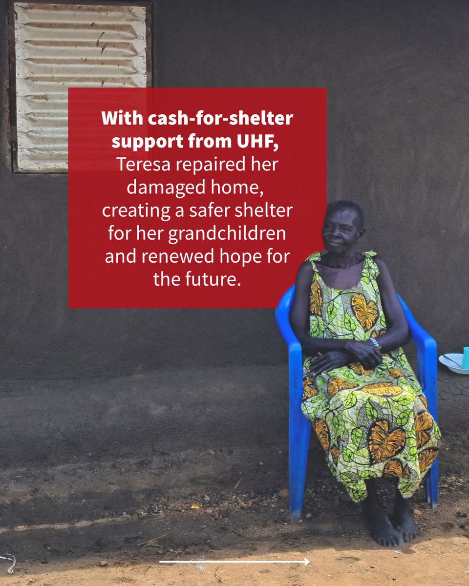 DRC_ngo's tweet photo. Through UHF-funded cash assistance interventions in West Nile, Uganda, DRC is providing direct financial support to help families repair their homes, restoring safety, dignity, and hope while reducing protection risks.

(@OCHAFunds)
(@UNOCHA)
(@UNOCHA_ROSEA) https://t.co/haR2pCXwoX