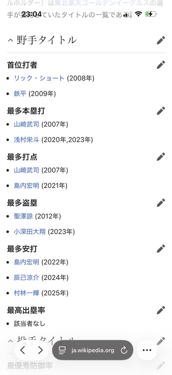 laplus2103421's tweet photo. 楽天ってなんだかんだ
2008年から2026年まで
2010年を除いた全てのシーズンでタイトルホルダーは出してるんだよね https://t.co/Sf5qyQaqWk
