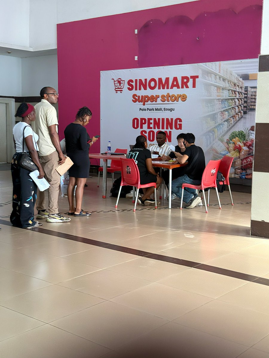 KelOnovo's tweet photo. Sino Mart Enugu is hiring.
Apply or share this with someone who is looking for employment. https://t.co/c92dbpBEQt