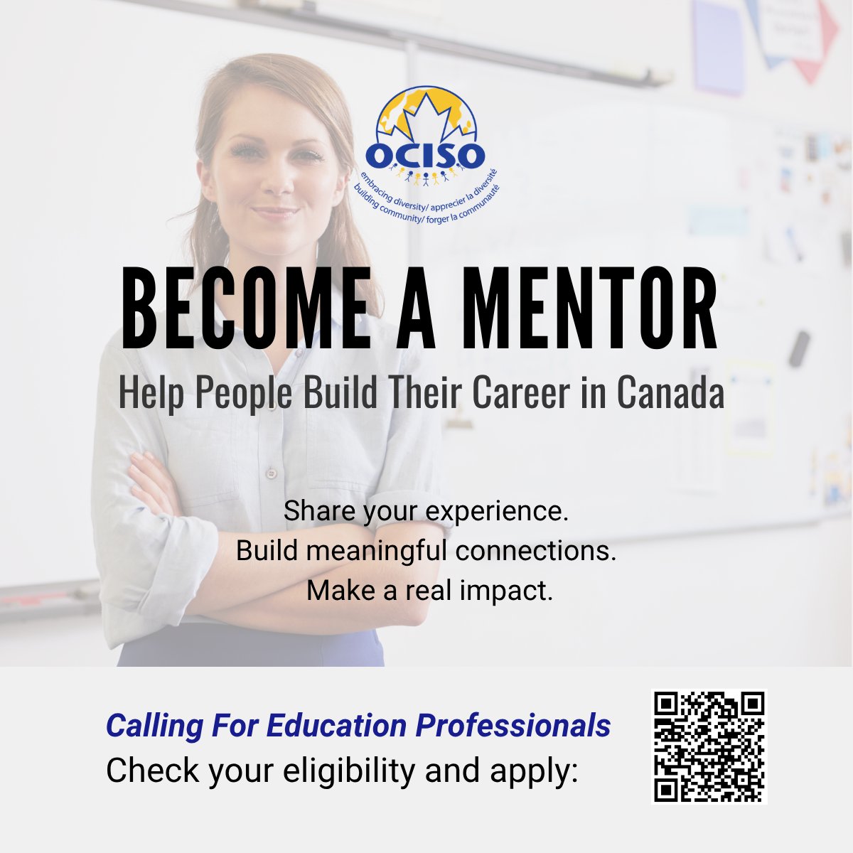OCLF_FECO's tweet photo. 📢 Our partner OCISO is seeking volunteer Career Mentors to support internationally trained professionals entering the Canadian workforce.

🔗 Apply: https://t.co/kAgy2Gt12O 

For more information, contact María Aráuz at marauz@ociso.org.

#VolunteerOpportunity #Mentorship https://t.co/hCK7F4elko