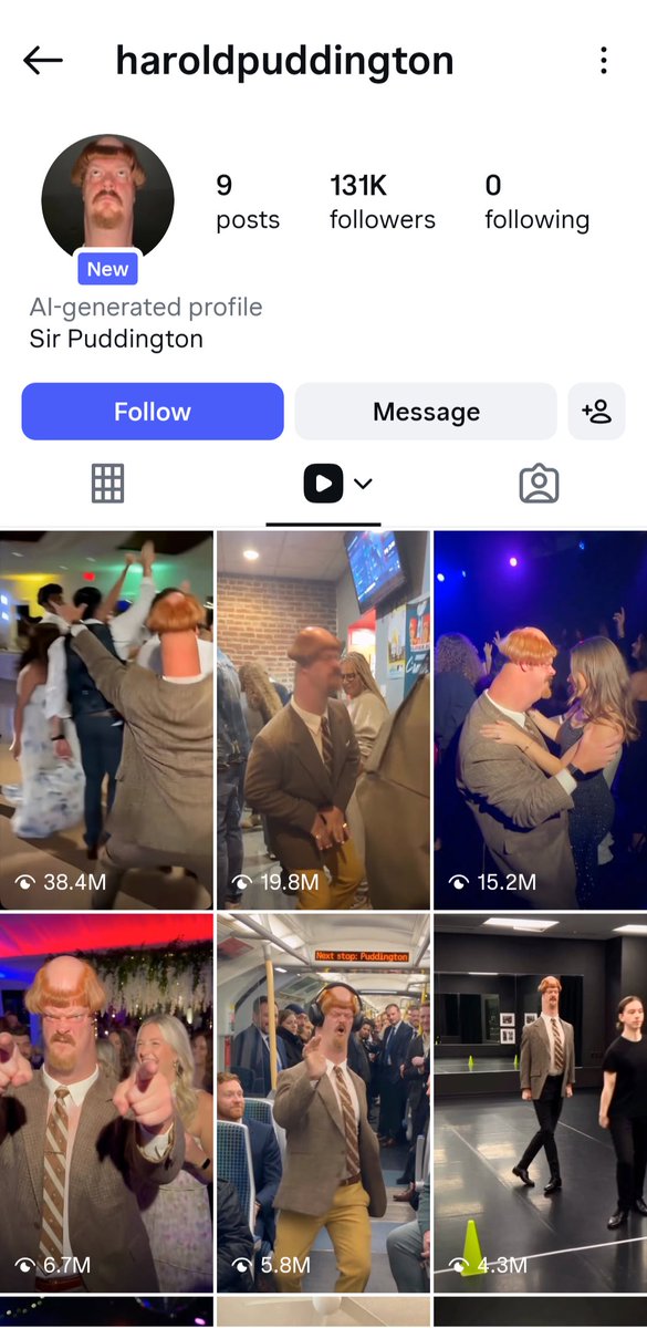 ViralOps_'s tweet photo. these characters are DOMINATING the internet rn.

every video is pulling millions of views.

this account has only 9 posts and already reached 131K followers in less than a week.

at this point we need to admit something...

people are actually in LOVE with AI slop. https://t.co/eGRIBCb6Bf