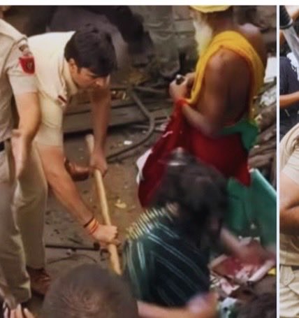 vijaita's tweet photo. Dignity? July 20- Jantar Mantar. Any action against this cop? https://t.co/3VANFJ91n4