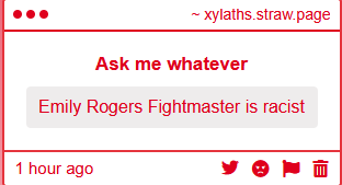 Xylaths tweet picture