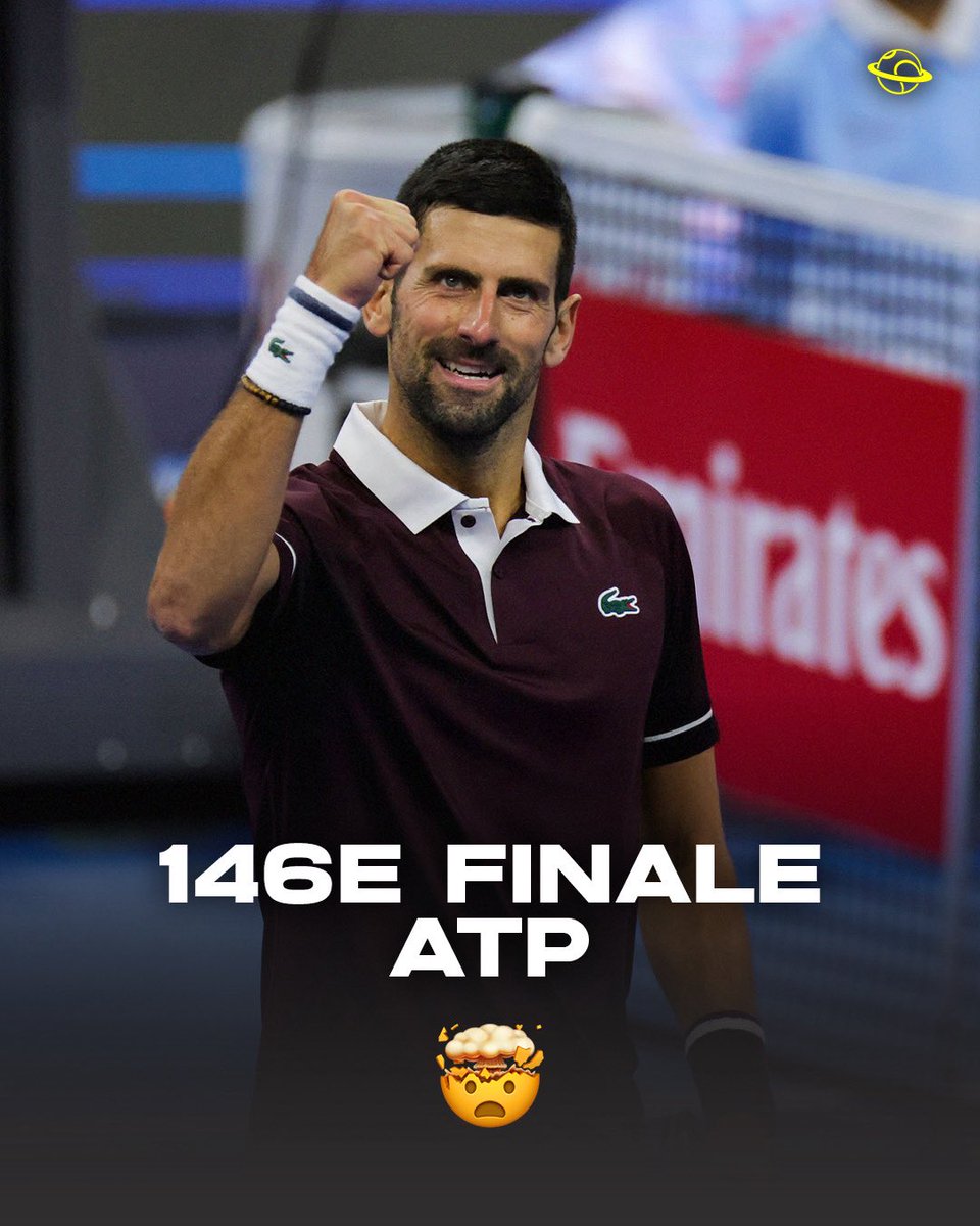 UniversTennis's tweet photo. Novak Djokovic reste INVAINCU à Pékin. 🔥🇷🇸

▫️ 33-0
▫️ 146e finale en carrière
▫️ 268e victoire face au TOP 10
▫️ 7e finale à Pékin 
▫️ Retour dans le TOP 10

À 39 ans, il devient le joueur le plus âgé de l’histoire à atteindre une finale en ATP 500. ⭐️ https://t.co/KBlYksSQHI