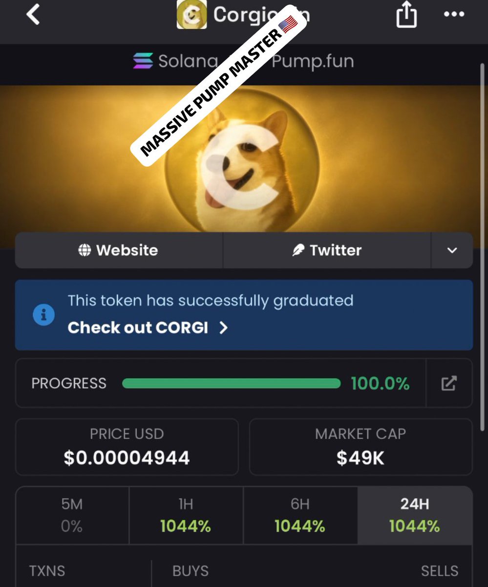 Massivepumpmast's tweet photo. $49K → $142K mcap on $CORGI! 💯🔥I shared this setup early with my private group, and it has made a major move since then. 📈 Follow me and join the TG group + Discord for more setups and market updates.
#Crypto #Trading #Altcoins

CA AwobFK4dFzSdnjwHjzqXguWaUNzeGX8G6Jz2m9H9caSu https://t.co/cuwEdXIxgt