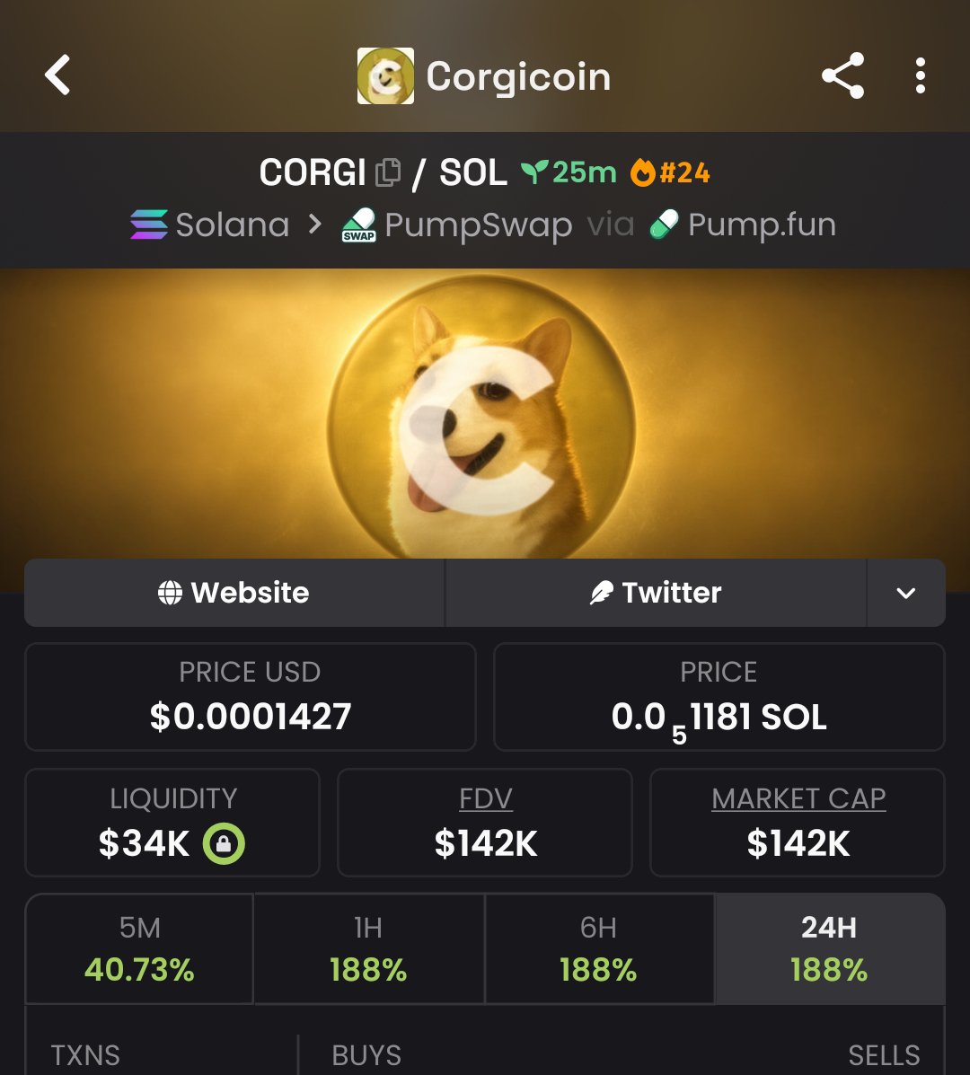 Massivepumpmast's tweet photo. $49K → $142K mcap on $CORGI! 💯🔥I shared this setup early with my private group, and it has made a major move since then. 📈 Follow me and join the TG group + Discord for more setups and market updates.
#Crypto #Trading #Altcoins

CA AwobFK4dFzSdnjwHjzqXguWaUNzeGX8G6Jz2m9H9caSu https://t.co/cuwEdXIxgt