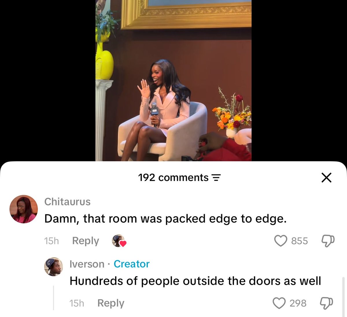 jbvancarthen's tweet photo. I guess the hundreds of people outside the door were looking to the door for representation https://t.co/QJSSAaqWGV