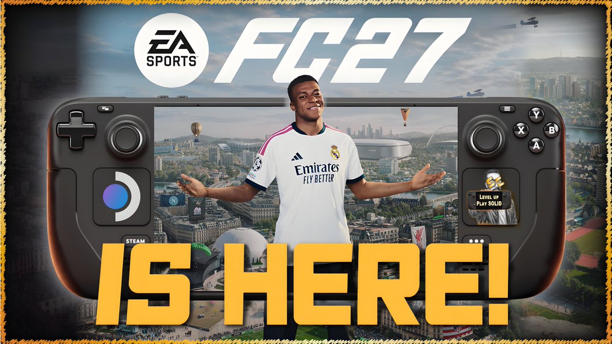 Solid_Esh's tweet photo. EA FC 27 Is HERE! on Steam Deck | Full OFFLINE Mode Guide | SteamOS | Linux

✅https://t.co/uOYTxjxRtQ

#fc27 #fifagame #eafc #steamdeck https://t.co/AEyJS9qJUW