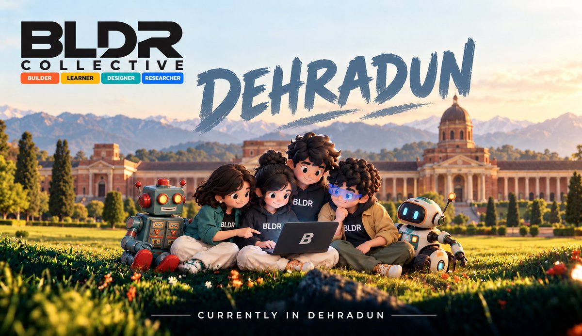 bldrcollective's tweet photo. We are in Dehradun currently!
Come join our bandwagon. Interesting collaborations brimming up with @SocratusW &amp; @TheCircleWork for an interesting hackathon coming up in November. https://t.co/rZP3qM1Zkp