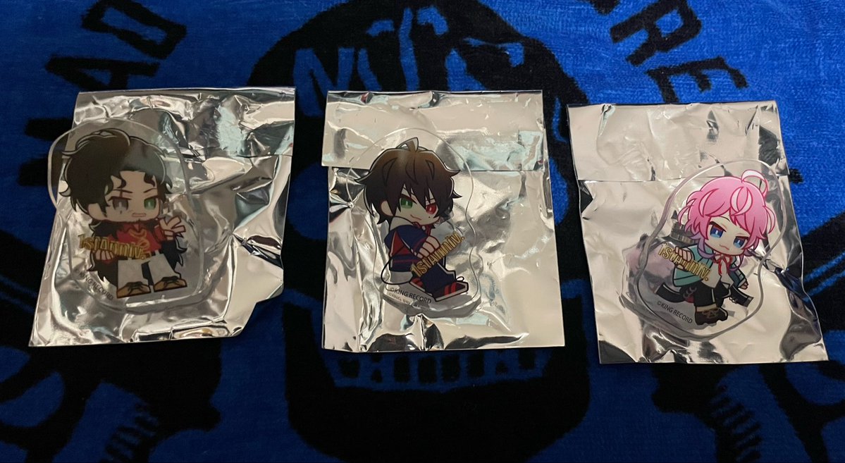 TA012_'s tweet photo. 【交換】ヒプノシスマイク ヒプマイ オンラインくじ 9th ANNIVERSARY
ちびキャラリング 

譲…山田一郎、飴村乱数、天谷奴零

求…碧棺左馬刻＞理鶯、買取可能（金額提示）

都内手渡し可能。郵送交換も可能です。

検索からでも気軽にお声掛けください。 https://t.co/YjTvgAQIDg