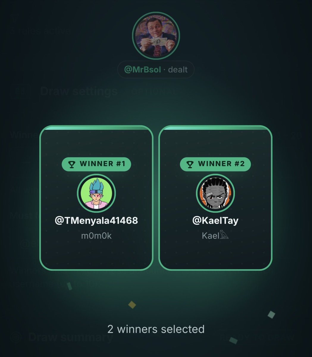 MrBsol's tweet photo. Next $200 giveaway dropping in 30 minutes from now

Notis on

@TMenyala41468 and @KaelTay dm me your wallets please https://t.co/GYUU4YITHm