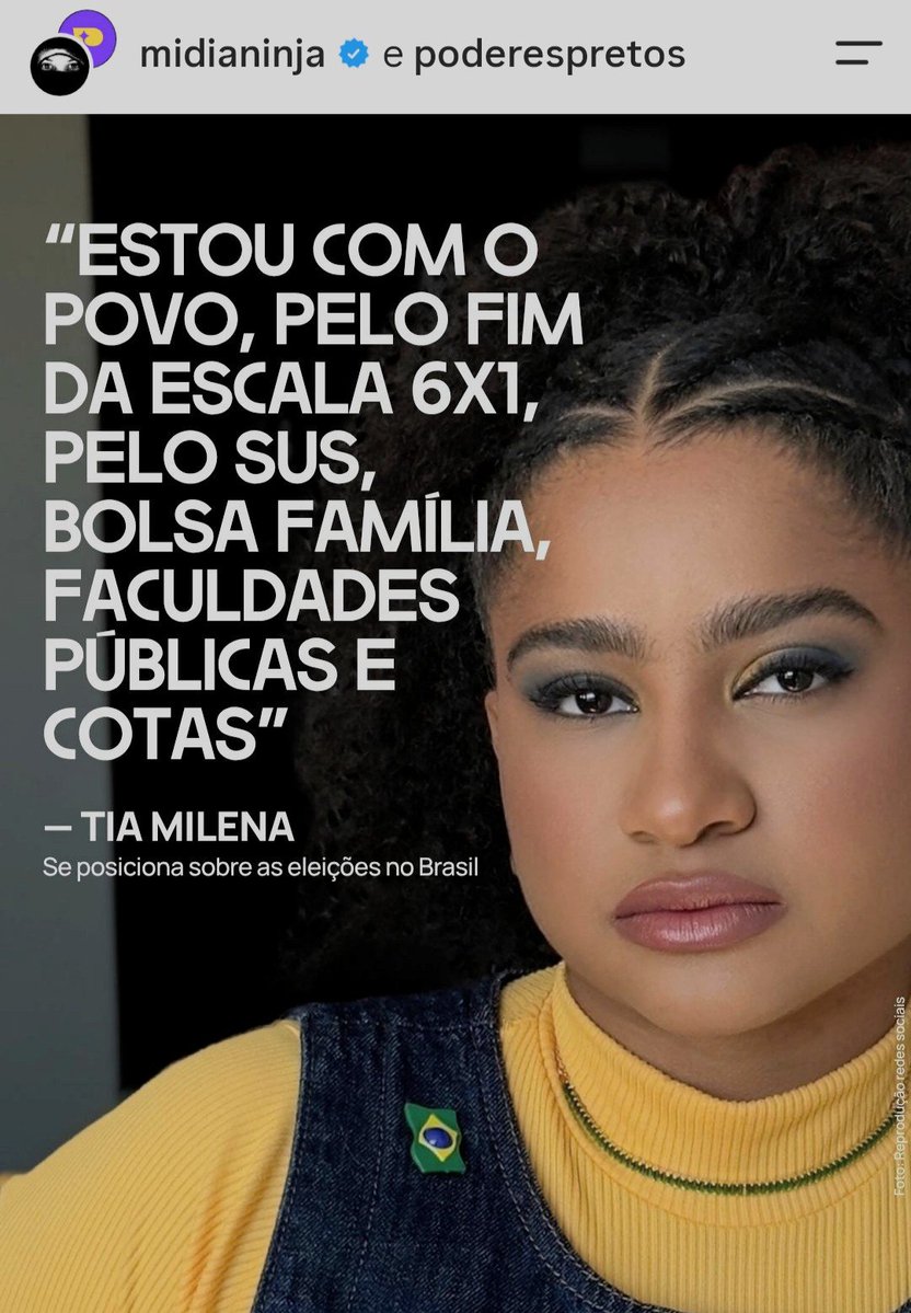 SC_essece's tweet photo. Eu tenho orgulho de você, Milena. https://t.co/hdoDHLpUFg